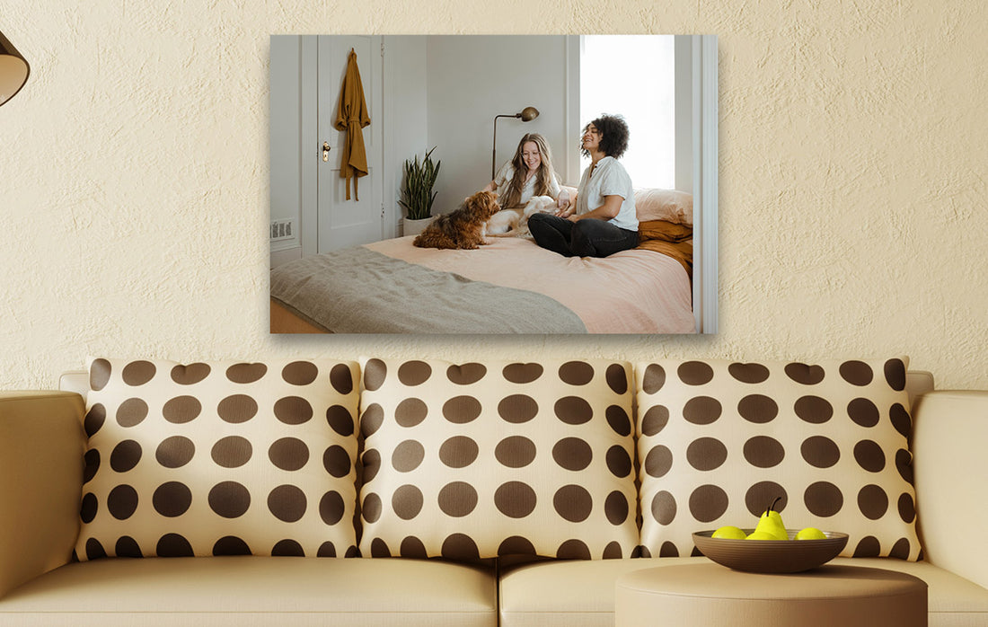 Create candid photos on canvas prints