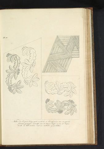 Galon of the uniform of the HH Generals, and embroidered loops of the uniform of the Officers of the General Staff, anonymous, 1823 Canvas Print