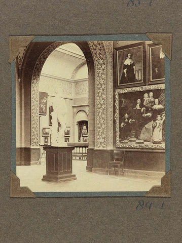 From room 214 view of room 225 in 1893, 1893 Canvas Print