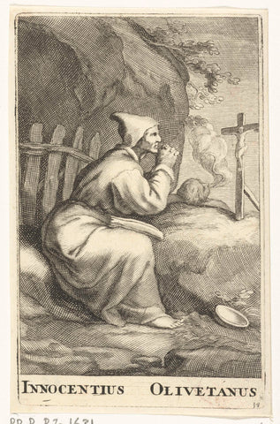 Saint Innocent, Frederick Bloemaert, after 1636 - c. 1670 Canvas Print