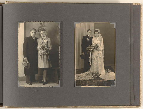 Wedding photos, Photo Balloon, 1946 Canvas Print