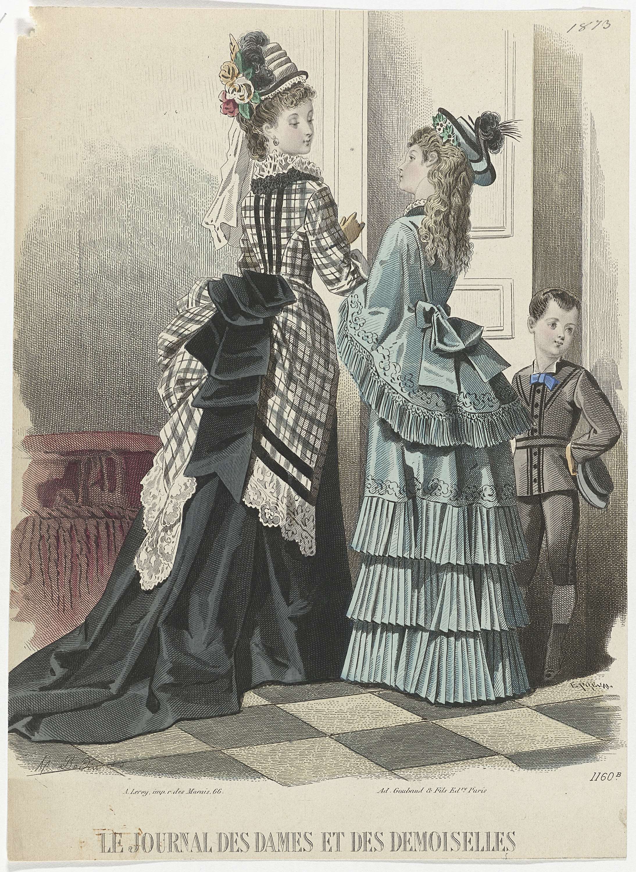 Le Journal des Dames et des Demoiselles, 1873, | CanvasPrints.com