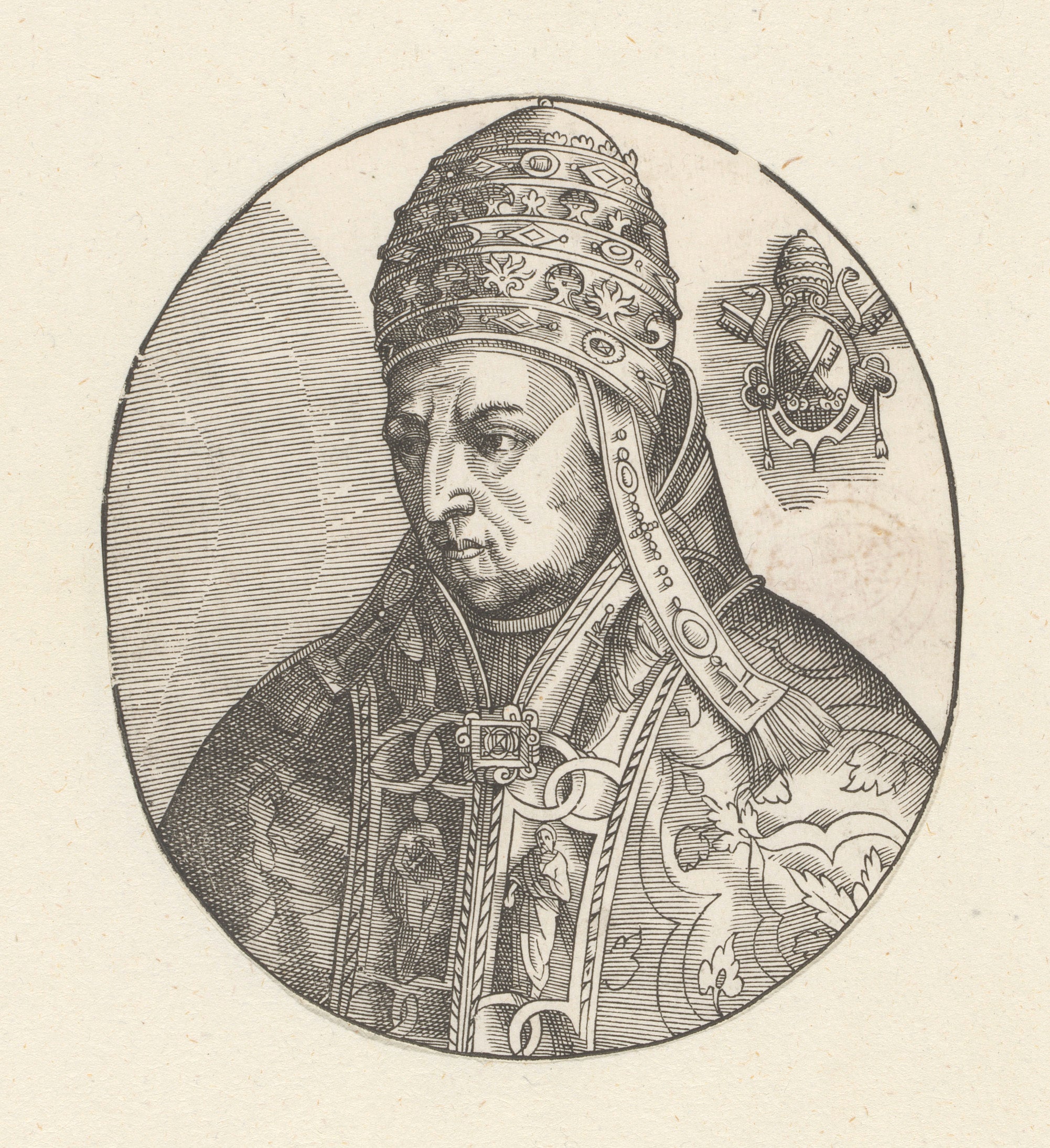 Portrait of Pope Nicholas V, anonymous, 1549