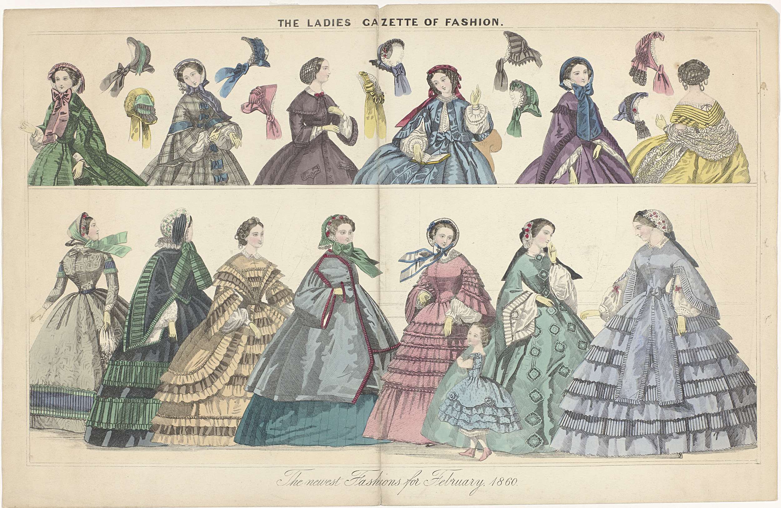 The Ladies Gazette of Fashion, The newest Fash