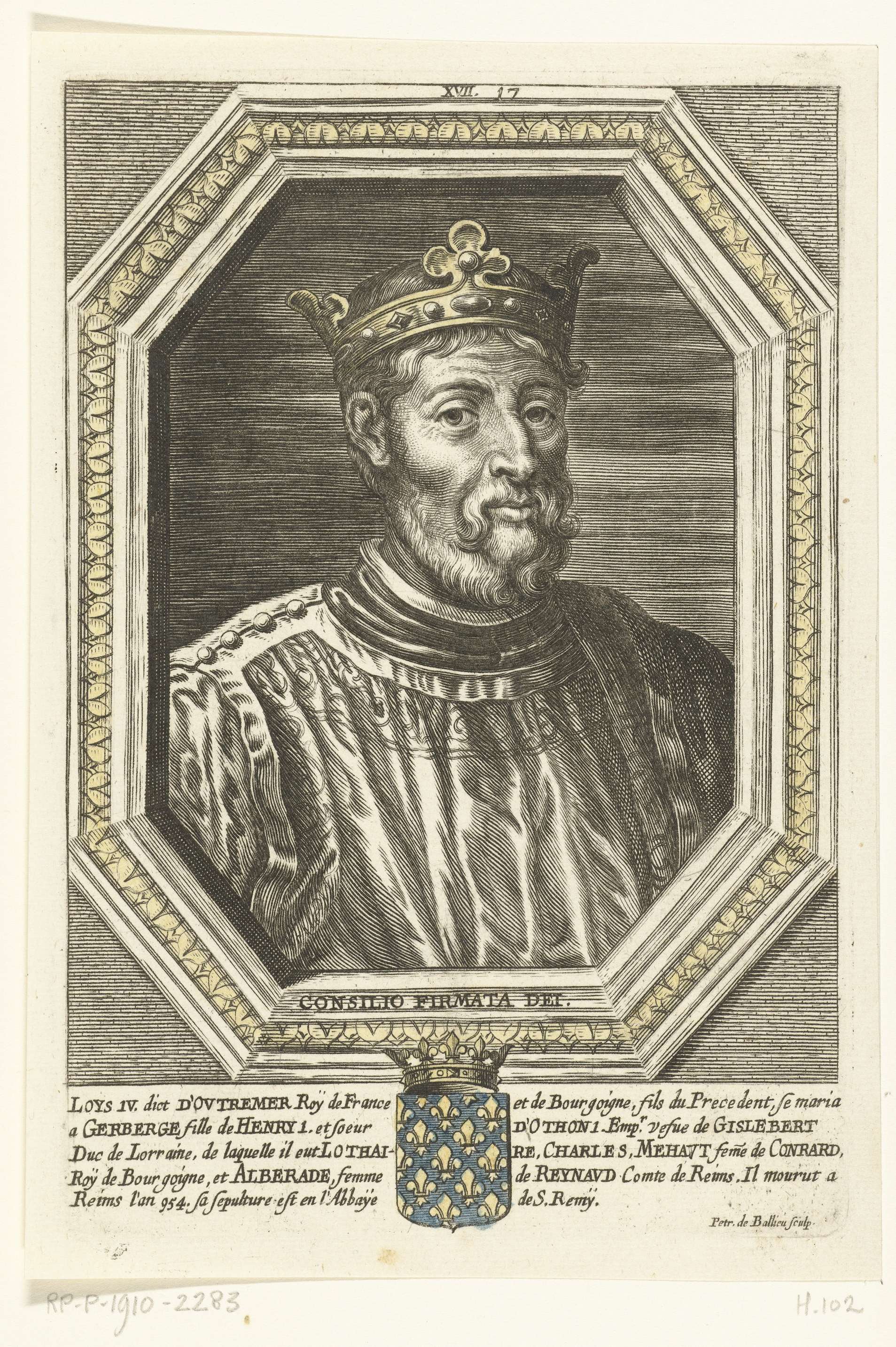 Portrait of King Louis IV of France, Pieter de CanvasPrints.com