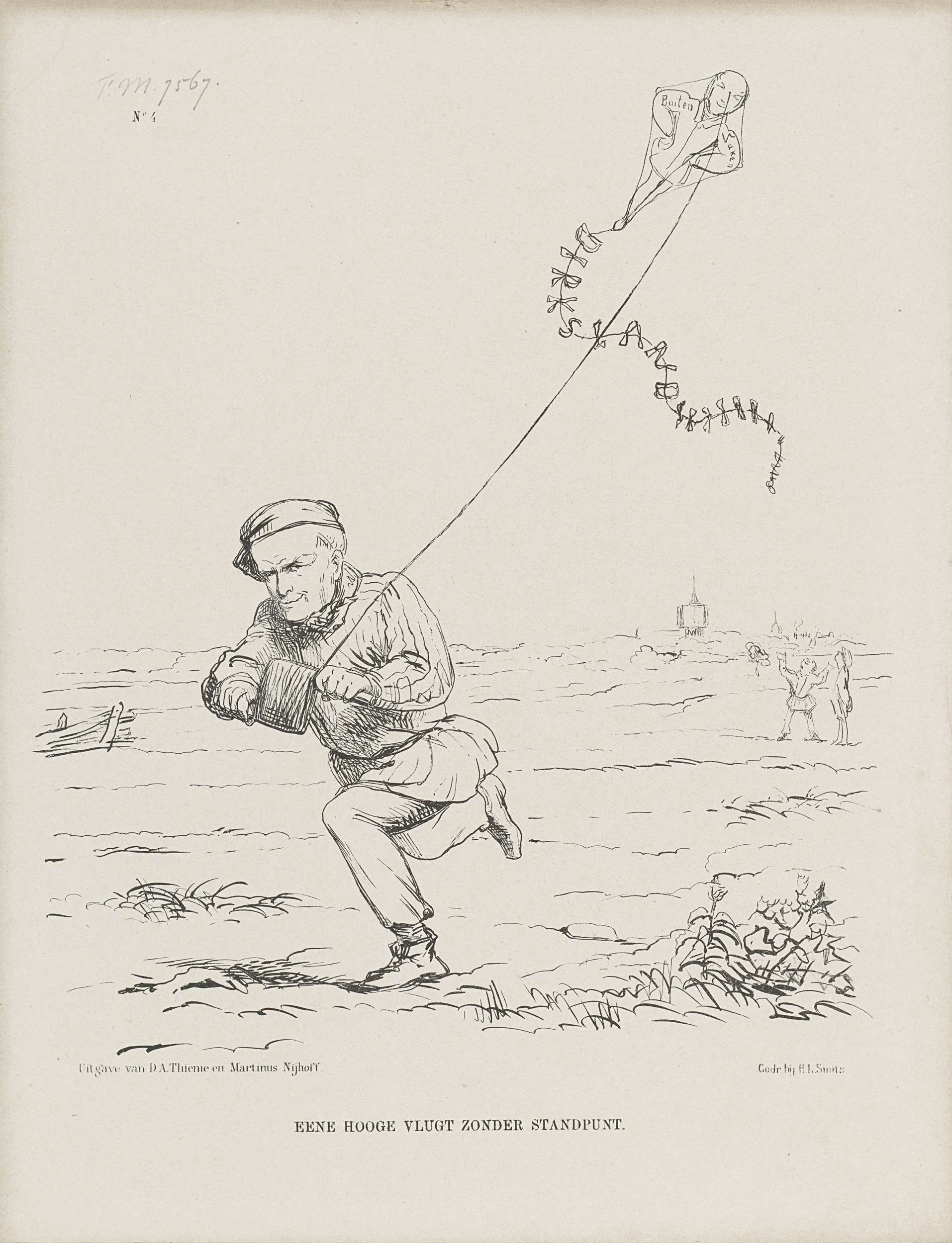 Cartoon on Minister Van Hall, 1861, Johan Mich | CanvasPrints.com cartoon-on-minister-van-hall-1861-johan-mich-canvasprints-com