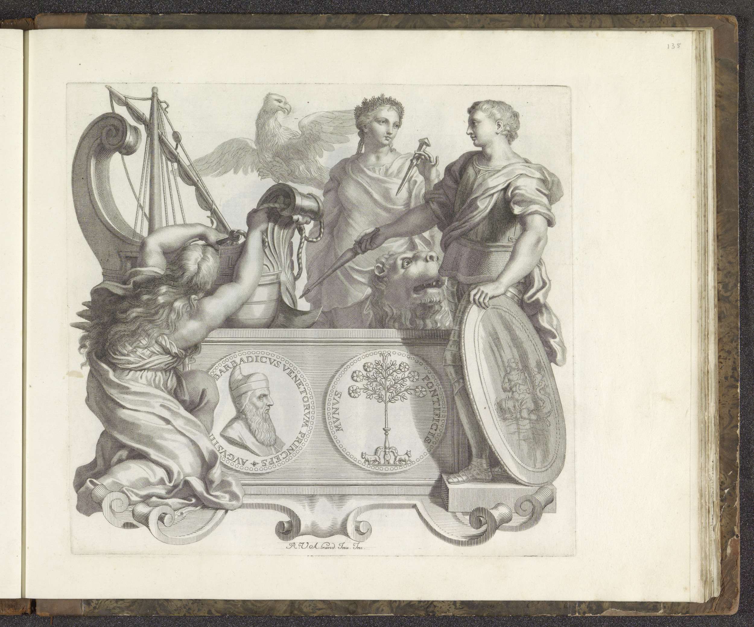 Portrait of Agostino Barbarigo and the Personi CanvasPrints com