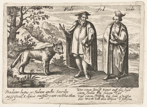 Allegory on Trust, Jacob van der Heyden, 1608 Canvas Print