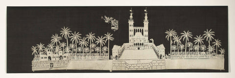 Palace Vrijburg, Mauritsstad, Brazil, anonymous, 1642 - 1652 Canvas Print