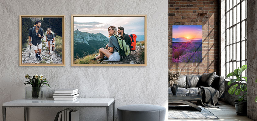 Espresso Floater Frame 28"x45"x1.25"