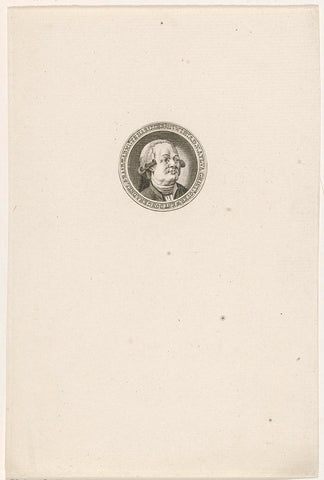 Portrait of Sicco Douwe van Aylva, Abraham Jacobsz. Hulk, 1787 Canvas Print