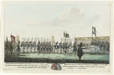 Exercises of the Archery of Dordrecht, 1783, anonymous, 1783 Canvas Print