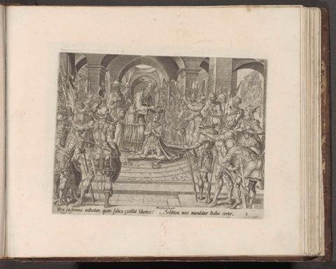 Jojada anoies Joas, Harmen Jansz Muller, 1579 Canvas Print