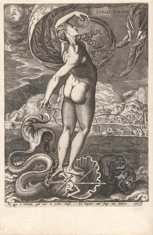 Vicissitudes of Fate, Philips Galle, 1574 Canvas Print