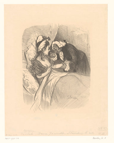 Mevrouw Jacinthe, Théophile Alexandre Steinlen, 1900 Canvas Print