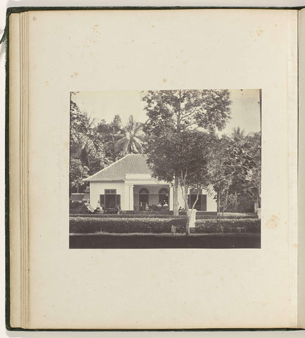 House in Batavia, Woodbury &Page, 1863 - 1866 Canvas Print