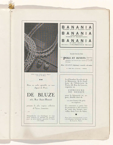 Art - Goût - Beauté, Feuillets de l' élégance féminine, March 1932, No. 139, 12th Year, p. 35, anonymous, 1932 Canvas Print