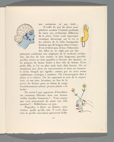 Gazette du Bon Ton, 1914 - No. 5, pag. 155: La Palette des Dames, E. Ayres, 1914 Canvas Print