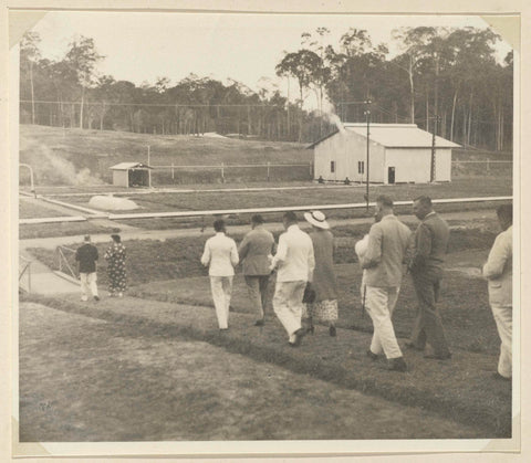 Guests on site, anonymous, 1935 Canvas Print