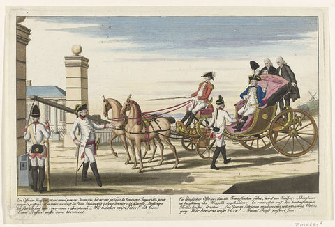 Cartoon on the peace between the Netherlands and the emperor, 1785, anonymous, 1785 - 1786 Canvas Print