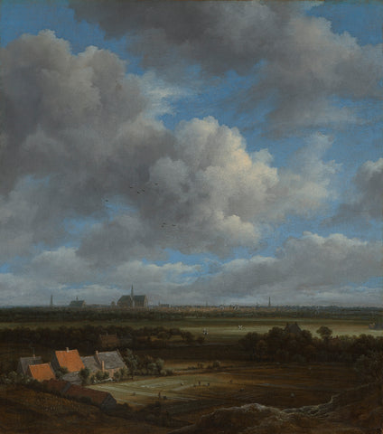 View of Haarlem from the Northwest, with the Bleaching Fields in the Foreground, Jacob Isaacksz van Ruisdael, c. 1650 - c. 1682 Canvas Print