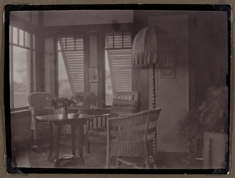 Living room in the house of the Jetten couple, anonymous, 1925 - 1927 Canvas Print