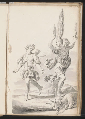 Cyparissus, Jacob Toorenvliet, c. 1701 Canvas Print