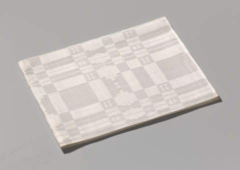 Napkin of linen with peeling pattern, , 1742 Canvas Print