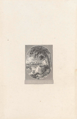 Title page for: Elisabeth Maria Post, Reinhart, of Natuur en Religie, dl. 1, 1791, Reinier Vinkeles (I), in or before 1791 Canvas Print