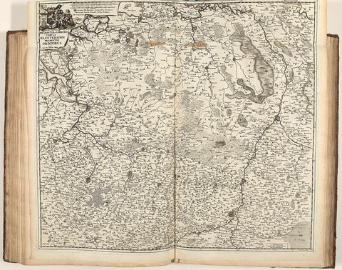 Map of Brabant and Limburg, c. 1706-1712, Jacobus Harrewijn, 1706 - 1712 Canvas Print