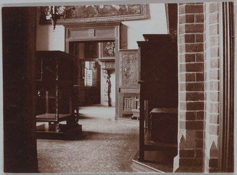 Halls of Dutch history around 1900, c. 1900 Canvas Print