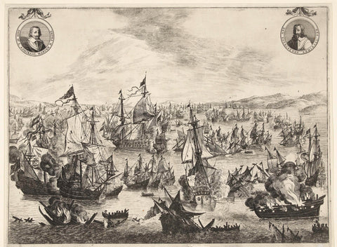 Battle of Terheide, 1653, Pieter Nolpe, 1653 Canvas Print