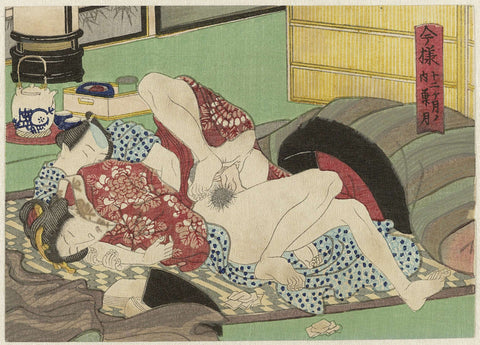 Hazuki, the eighth month, anonymous, 1835 - 1845 Canvas Print