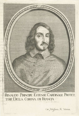 Portrait of Rinaldo d'Este, Cornelis Meyssens, 1670 Canvas Print