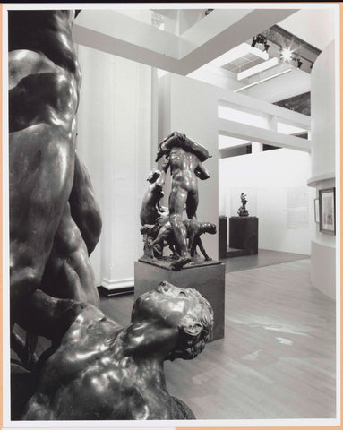 Room with left front a part of Laocoon and his sons, behind it Venus and Adonis, c. 1998 - c. 1999 Canvas Print