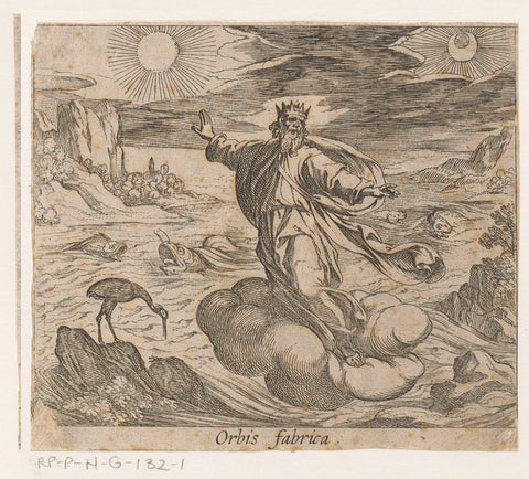 Cycnus in Hyrie, Antonio Tempesta, 1606 - 1638 Canvas Print