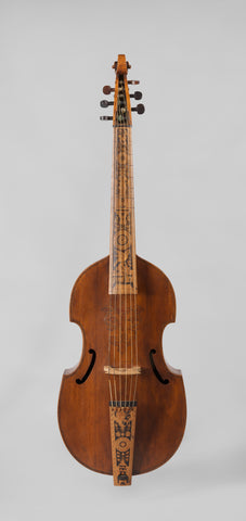 Bass viol, Barak Norman, 1705 Canvas Print