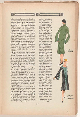 Très Parisien, 1926, No 2, p. 3: La Mode en Général, G-P. Joumard, 1926 Canvas Print