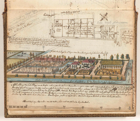 House and estate Brandes outside Batavia, Jan Brandes, 1785 Canvas Print