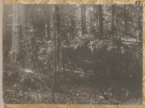 Hut in het bos, Hendrik Doijer (attributed to), 1906 - 1913 Canvas Print