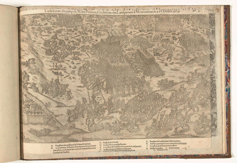 Battle of Moncontour, 1569, Jean Perrissin, 1570 Canvas Print