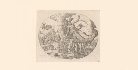 Sky, Etienne Delaune, 1573-1580 Canvas Print