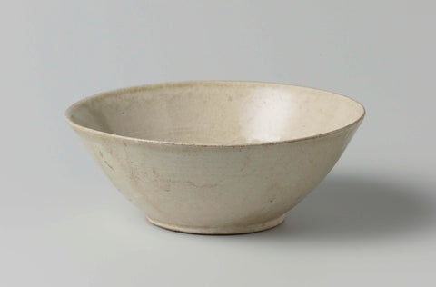 Bowl with a border of floral scrolls in relief, anonymous, anonymous, c. 1000 - c. 1200 Canvas Print