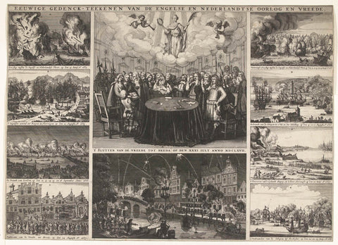 Peace of Breda, 1667, anonymous, 1667 Canvas Print