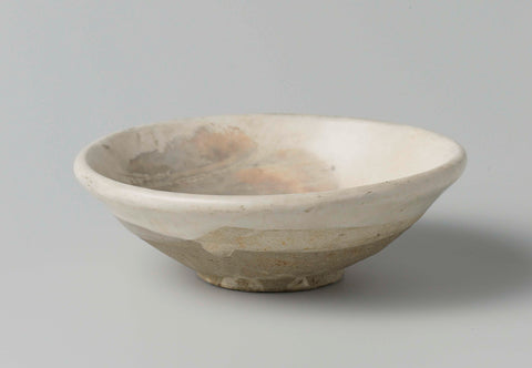 Bowl with a white slip, anonymous, c. 1000 - c. 1099 Canvas Print