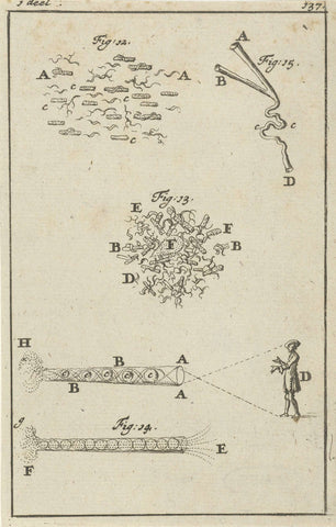 Four representations related to seeing, Jan Luyken, 1684 Canvas Print