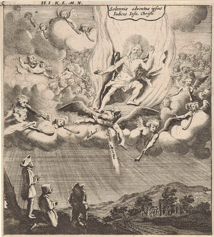 Christ Appears in Heaven, Gillis van Scheyndel (I), 1625 Canvas Print