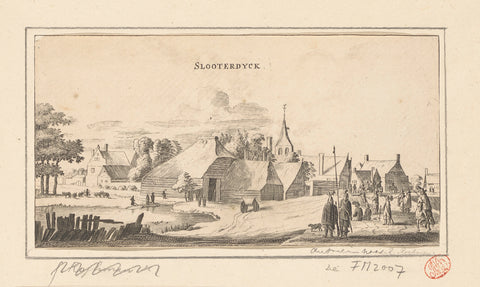 Sloterdijk, anonymous, in or after 1650 Canvas Print