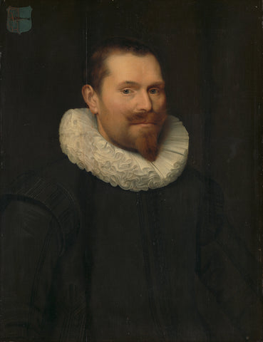 Portrait of a man, anonymous, 1633 Canvas Print