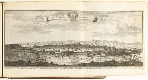 View of Marseille, 1726, anonymous, 1726 Canvas Print